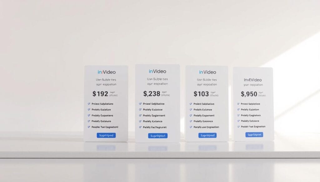 InVideo pricing options