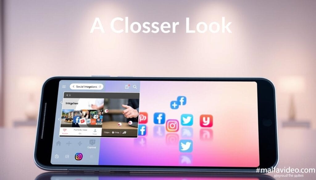 Invideo social media integration