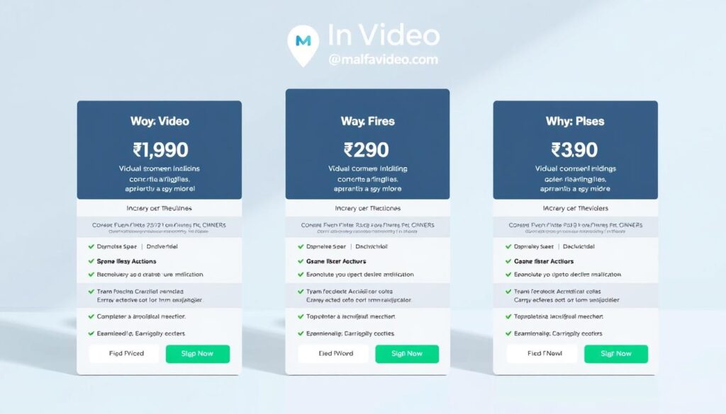 compare InVideo plans